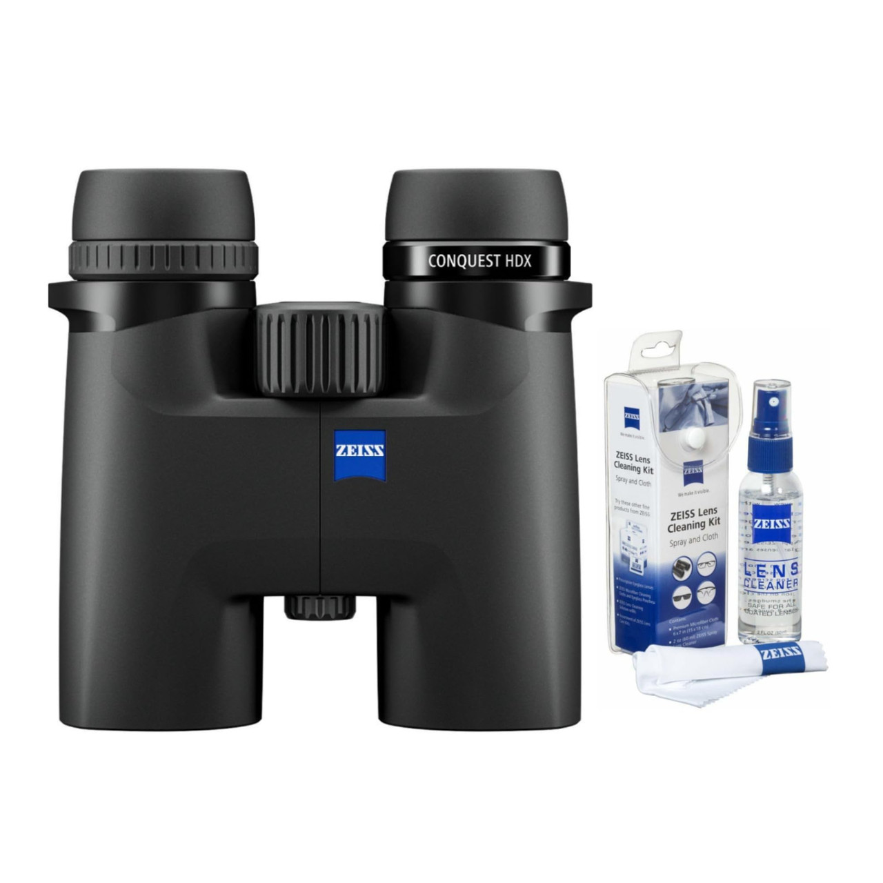 Zeiss Conquest HDX 10x32 Binocular & 2oz Lens Care Kit - 