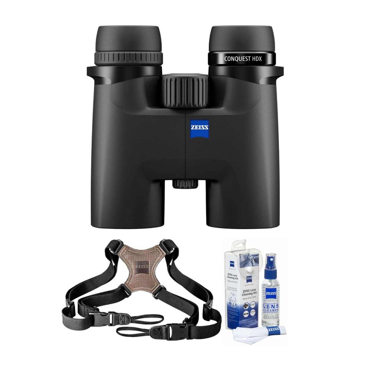 Zeiss Sport Optics Zeiss Conquest HDX 10x32 Binocular and Premium Bino Harness Kit 523215-Zeiss-KIT-2127-990-529115 - Zeiss Sport Optics