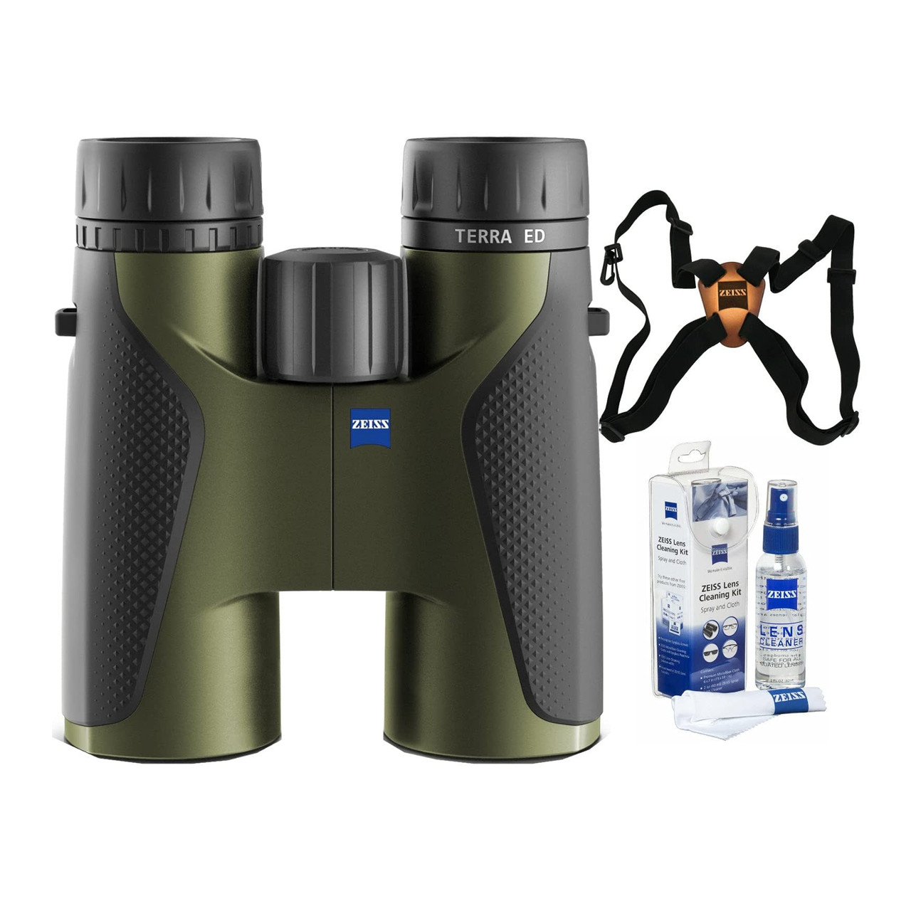 Zeiss Terra ED 10x42 Green Binocular and Premium Bino Harness Kit 524204-9908Zeiss-KIT-2127-990-529115 - 