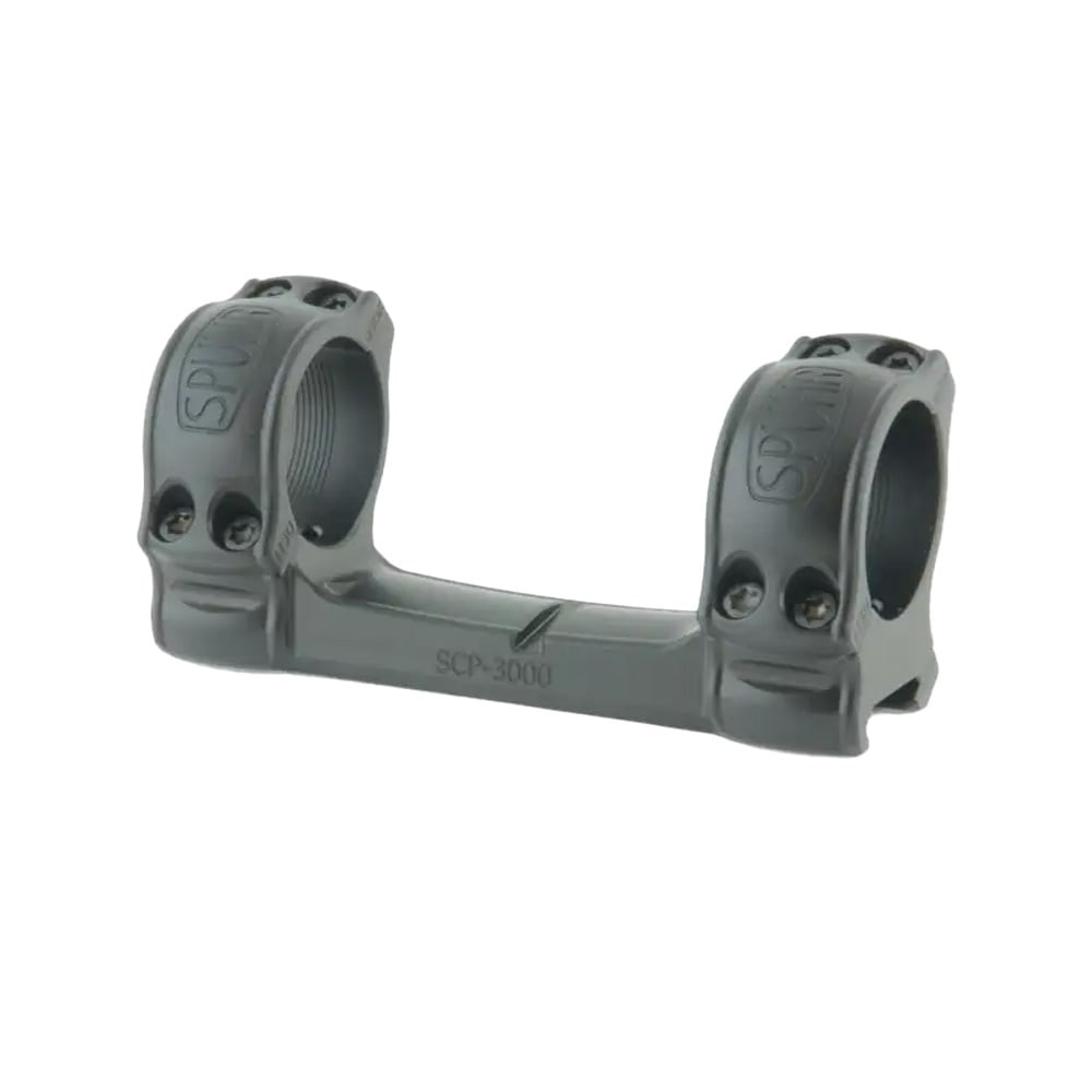 Spuhr Aesthetic Mount 30mm 1"Height 0-MIL/MOA Picatinny Scope Mount w/ 10-Degree Wedge SCP-3000A - Spuhr