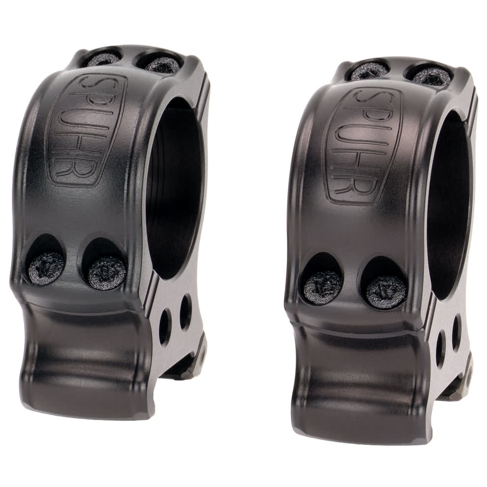 Spuhr Picatinny Aesthetic Rings 30mm 1.18"Height HP30-30A in Matte Black - Spuhr