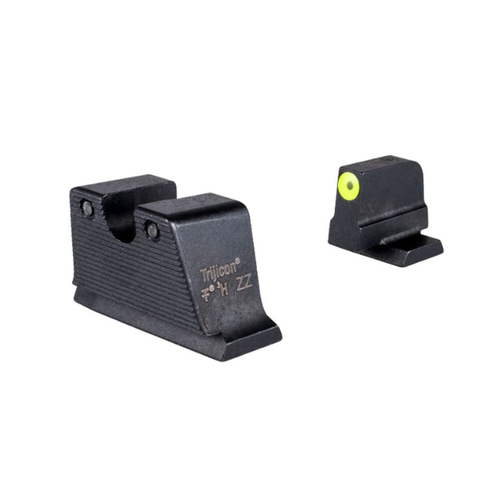 Trijicon HD XR Suppressor/Optic Height Night Sights w/ green Trit Rear & Yellow/Green Trit Front for M&P C.O.R.E, M&P M2.0 Optics Ready SA340-C-601179 - Trijicon