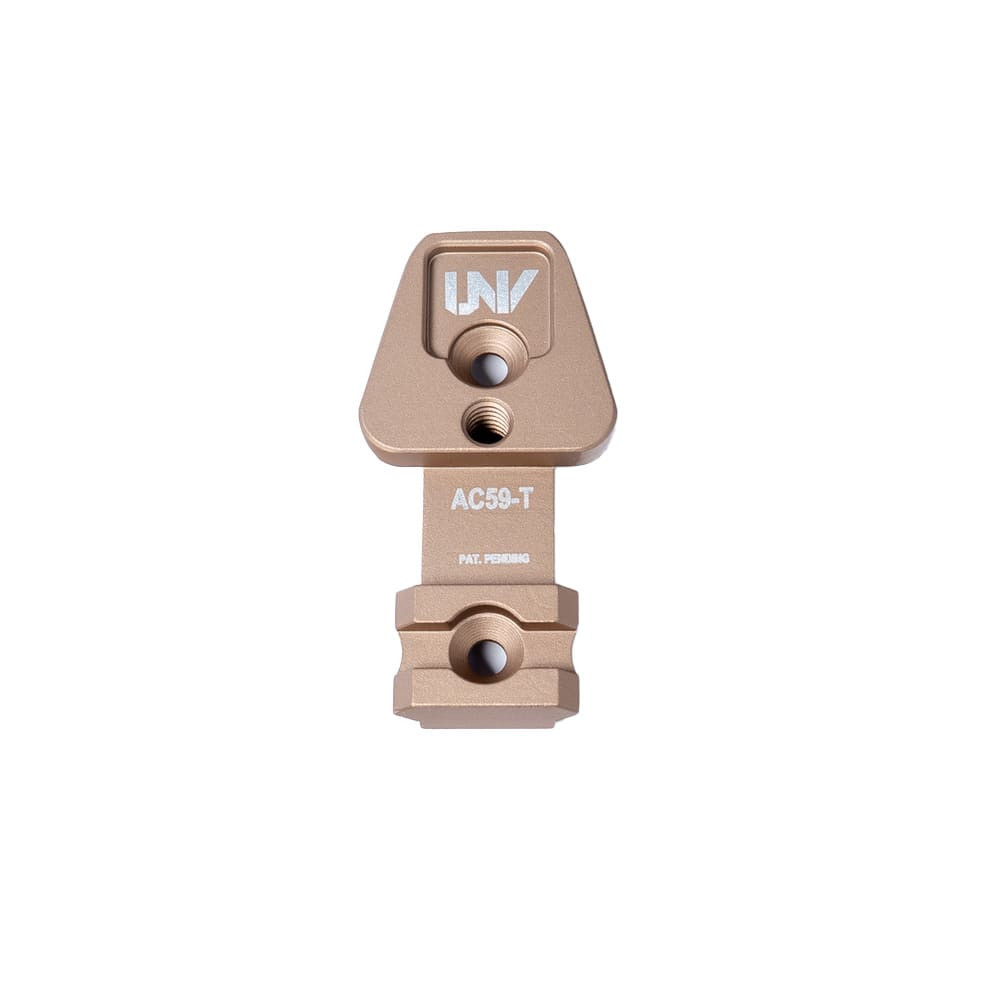 iRayUSA Rico Micro Pictail 2 Tan Helmet/Weapon Shoe IRAY-AC59-T - Minor Blemishes On Top of Base 10415 - iRayUSA