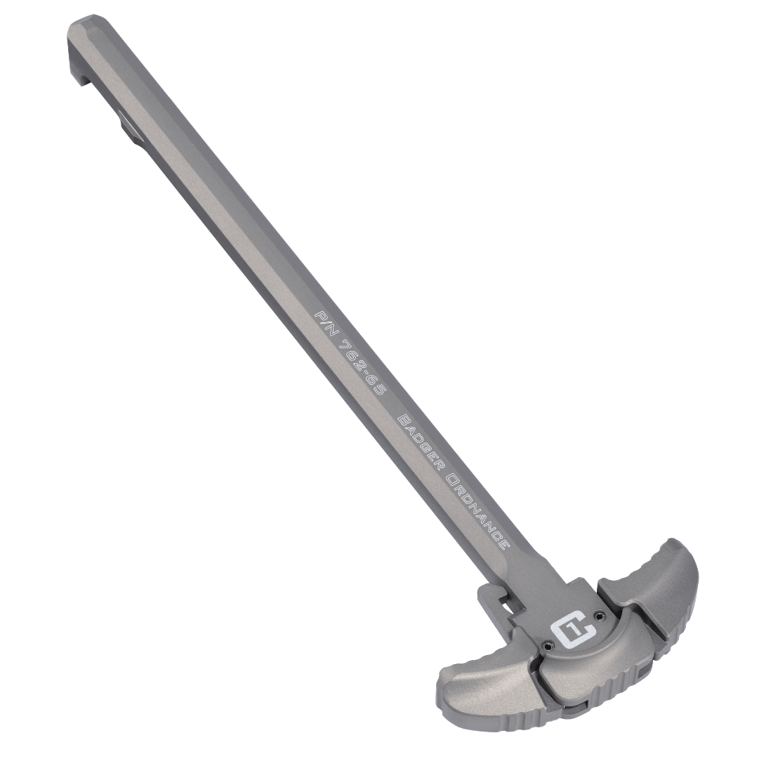 Badger Ordnance Condition One Ambidextrous Charging Handle for SR25 and AR10, Tan 762-65 - Badger Ordnance