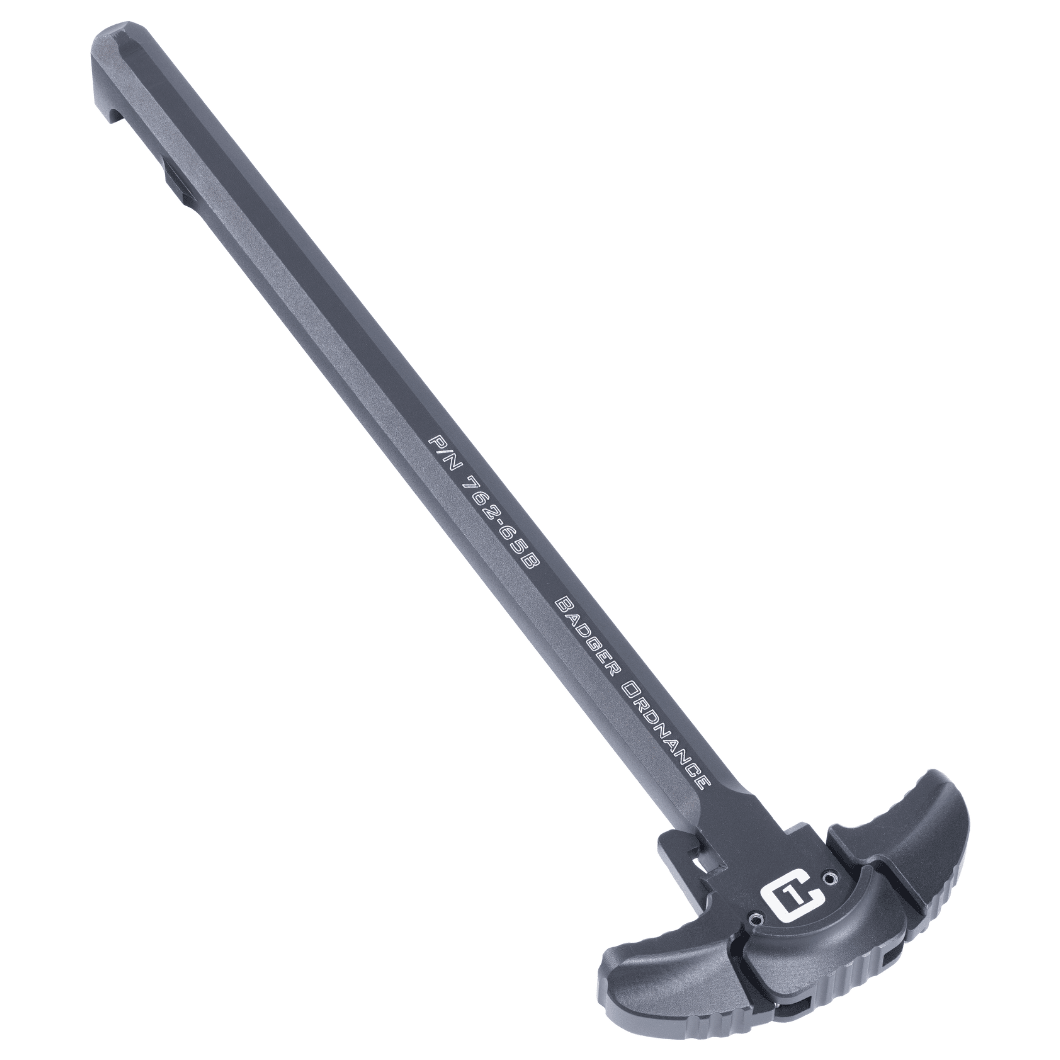 Badger Ordnance Condition One Ambidextrous Charging Handle for SR25 and AR10, Black 762-65B - Badger Ordnance
