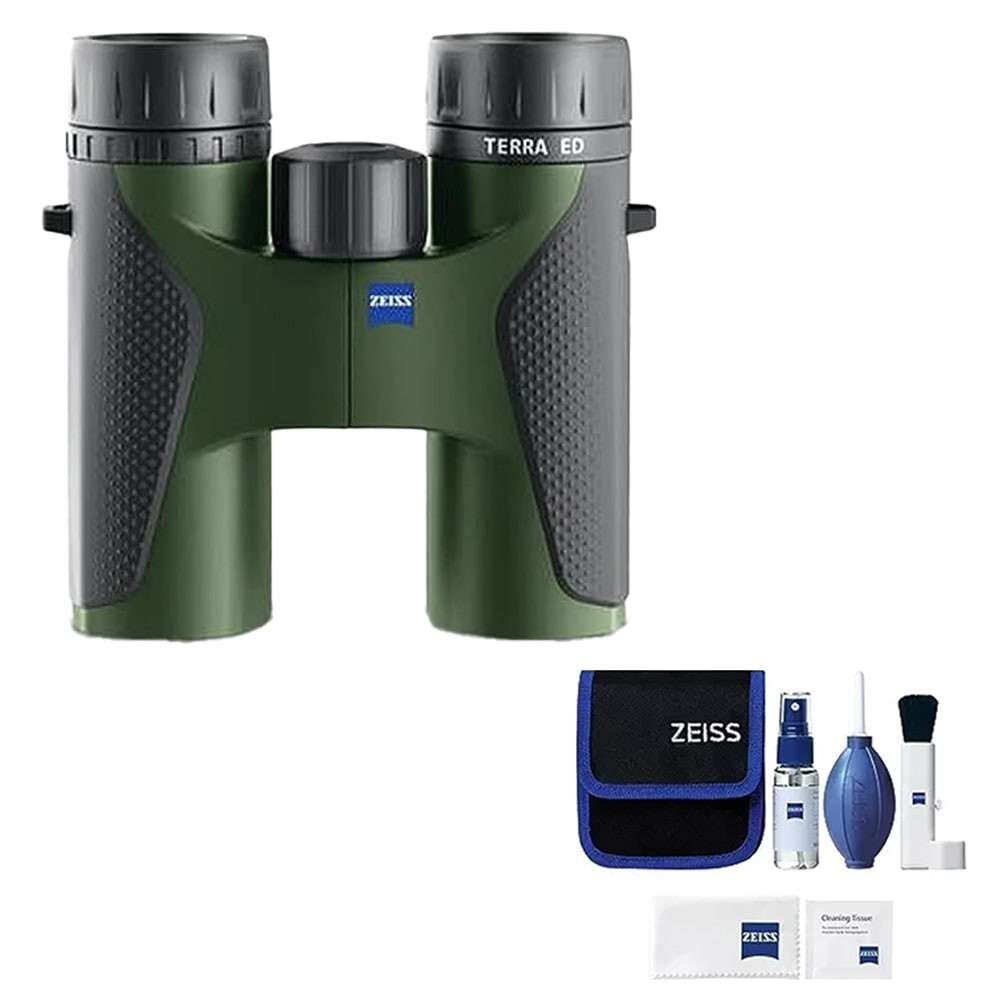Zeiss Sport Optics Zeiss Terra ED 8x42 Green Binoculars and Lens Cleaning Kit Bundle 524203-9908-KIT-2390-186-Zeiss - ZEISS