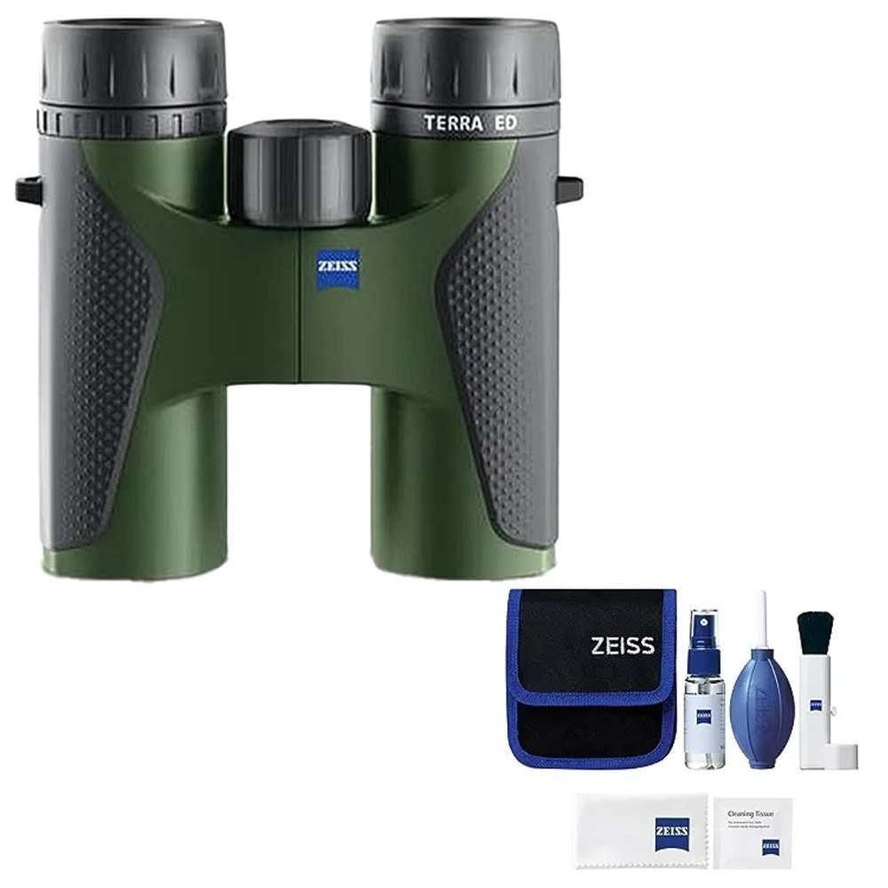 Zeiss Sport Optics Zeiss 10x42 Terra ED green Binoculars & Cleaning Kit - ZEISS