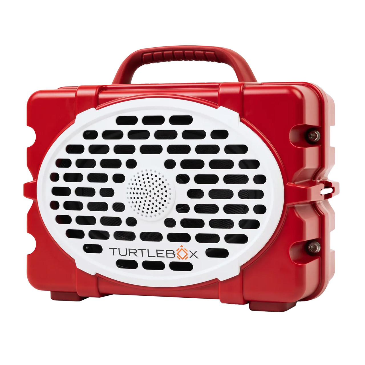 Turtlebox GameDay Series 2.0 Original Outdoor Bluetooth Speaker w/ Party Mode, Waterproof, 25hr Battery, Crimson/White TB-ORIG-G3-CRIM-WHT-CRIM-2 - Turtlebox