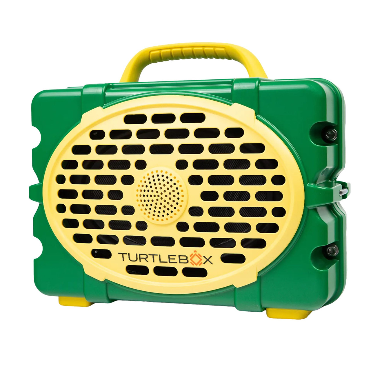 Turtlebox GameDay Series 2.0 Original Outdoor Bluetooth Speaker w/ Party Mode, Waterproof, 25hr Battery, Green/Yellow TB-ORIG-G3-GRN-YLLW-YLLW-2 - Turtlebox