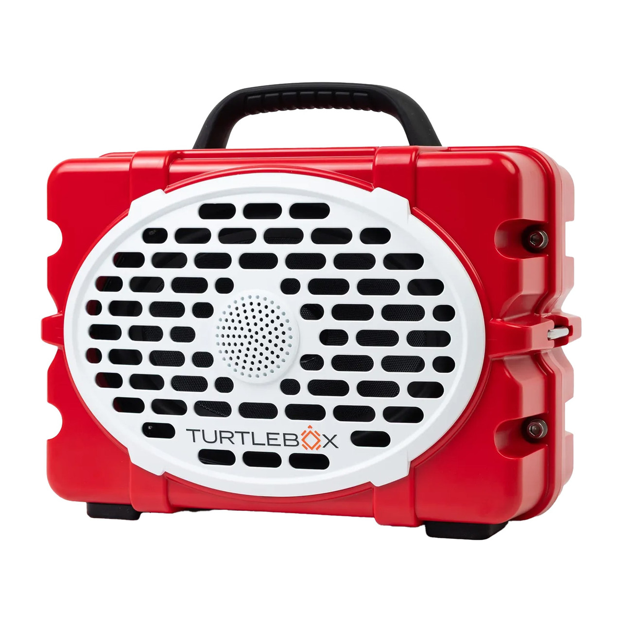 Turtlebox GameDay Series 2.0 Original Outdoor Bluetooth Speaker w/ Party Mode, Waterproof, 25hr Battery, Red/Black TB-ORIG-G3-RED-WHT-BLK-2 - Turtlebox