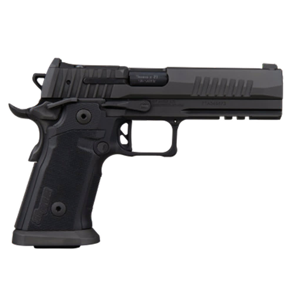 Sig Sauer P211 GT5 CA Compliant 9mm 5" Bull Bbl SAO X-Ray 3 SIG-LOC PRO Optic Ready G10 Alloy Grip Magwell Black Pistol w/(3) 10rd Mags 211F-9-GT5-CA - Sig Sauer