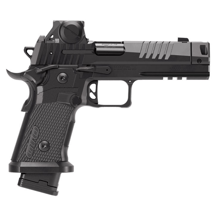 Sig Sauer P211 GTO 9mm 4.4" Bbl Compensator SAO X-Ray 3 SIG-LOC PRO Alloy Grips Black Pistol w/(3) 10rd Mags 211F-9-GTO-B-RXSL-10