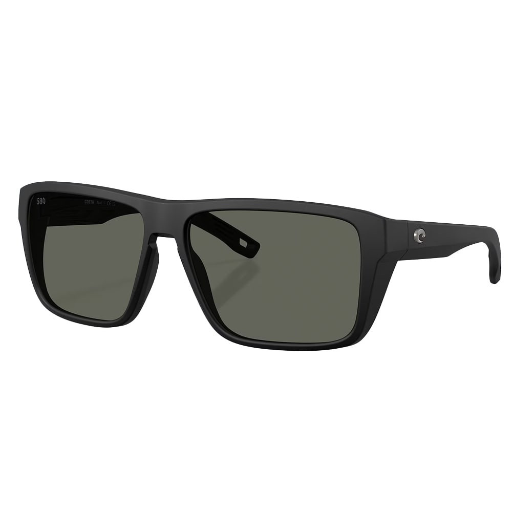Costa Del Mar Hybrid Tavi Men's Netplus Black Frame Gray 580G Polarized Lens Sunglasses 06S9143-91430161 - Costa Del Mar