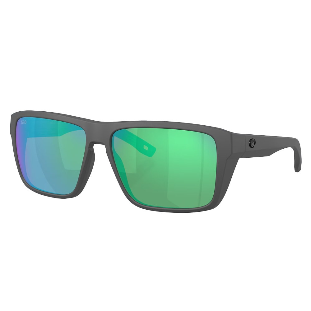 Costa Del Mar Hybrid Tavi Men's Netplus Dark Gray Frame Green Mirror 580G Polarized Lens Sunglasses 06S9143-91430761 - Costa Del Mar
