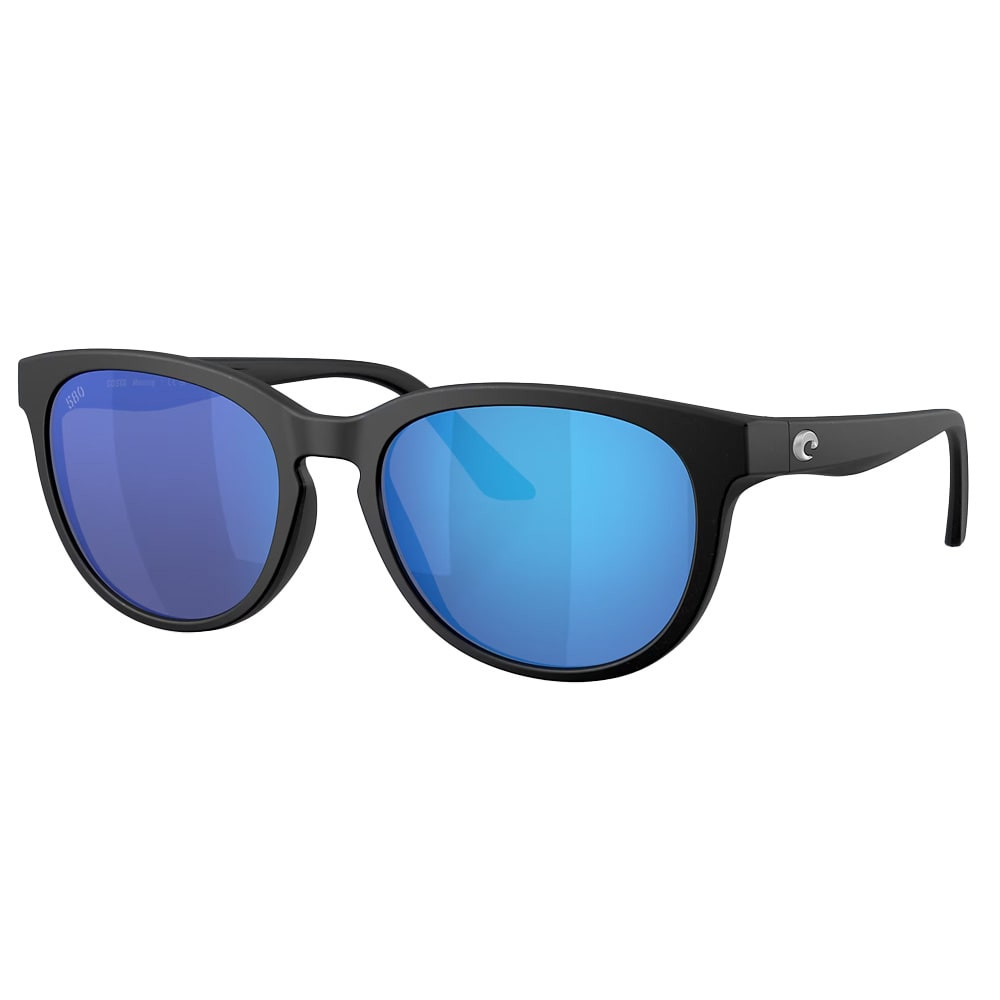 Costa Del Mar Lifestyle Mooring Men's Netplus Black Frame Blue Mirror 580G Polarized Lens Sunglasses 06S9140-91400255 - Costa Del Mar