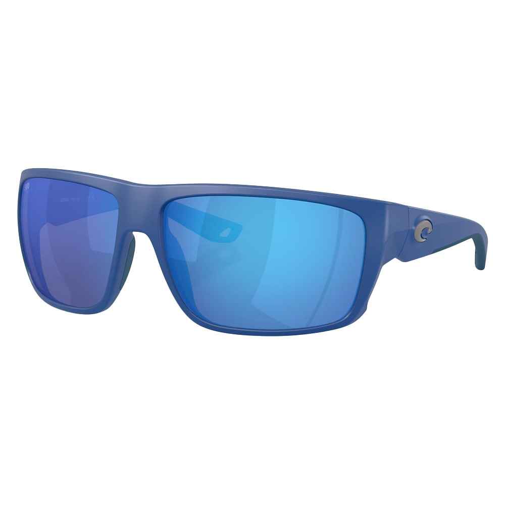 Costa Del Mar Performance Fly Line Men's Matte Chesapeake Blue Frame Blue Mirror 580G Polarized Lens Sunglasses 06S9129-91291864 - Costa Del Mar