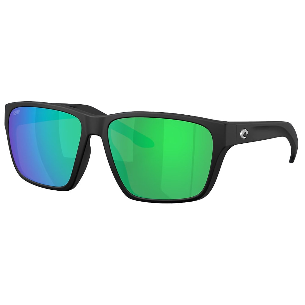 Costa Del Mar Next Gen Rizzler Men's Netplus Black Frame Green Mirror 580P Polarized Lens Sunglasses 06S9141-91410355 - Costa Del Mar
