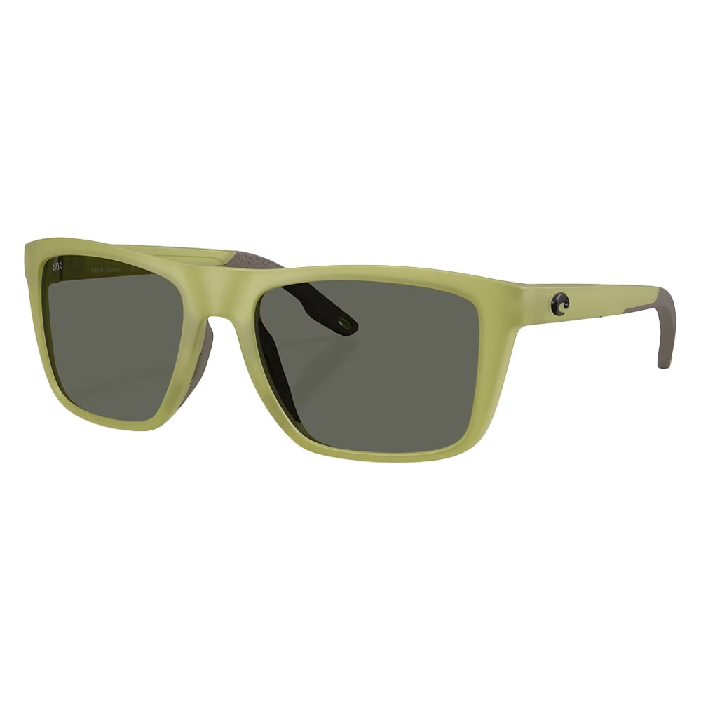 Costa Del Mar Hybrid Mainsail MT Men's Matte Translucent Sitka Frame Gray 580G Polarized Lens Sunglasses 06S9107-91071455 - Costa Del Mar
