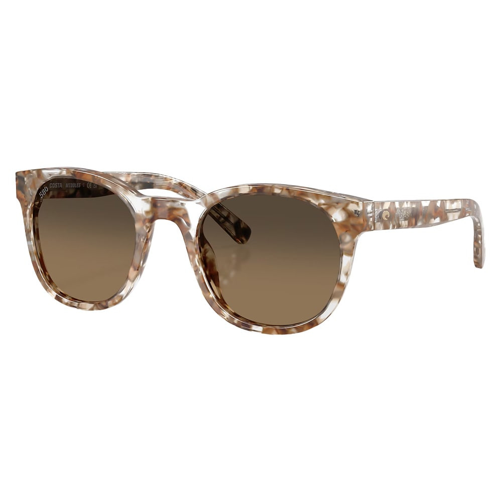 Costa Del Mar Lifestyle Middles Men's Sand Tortoise Frame Copper Gradient 580G Polarized Lens Sunglasses 06S2018-20180751 - Costa Del Mar