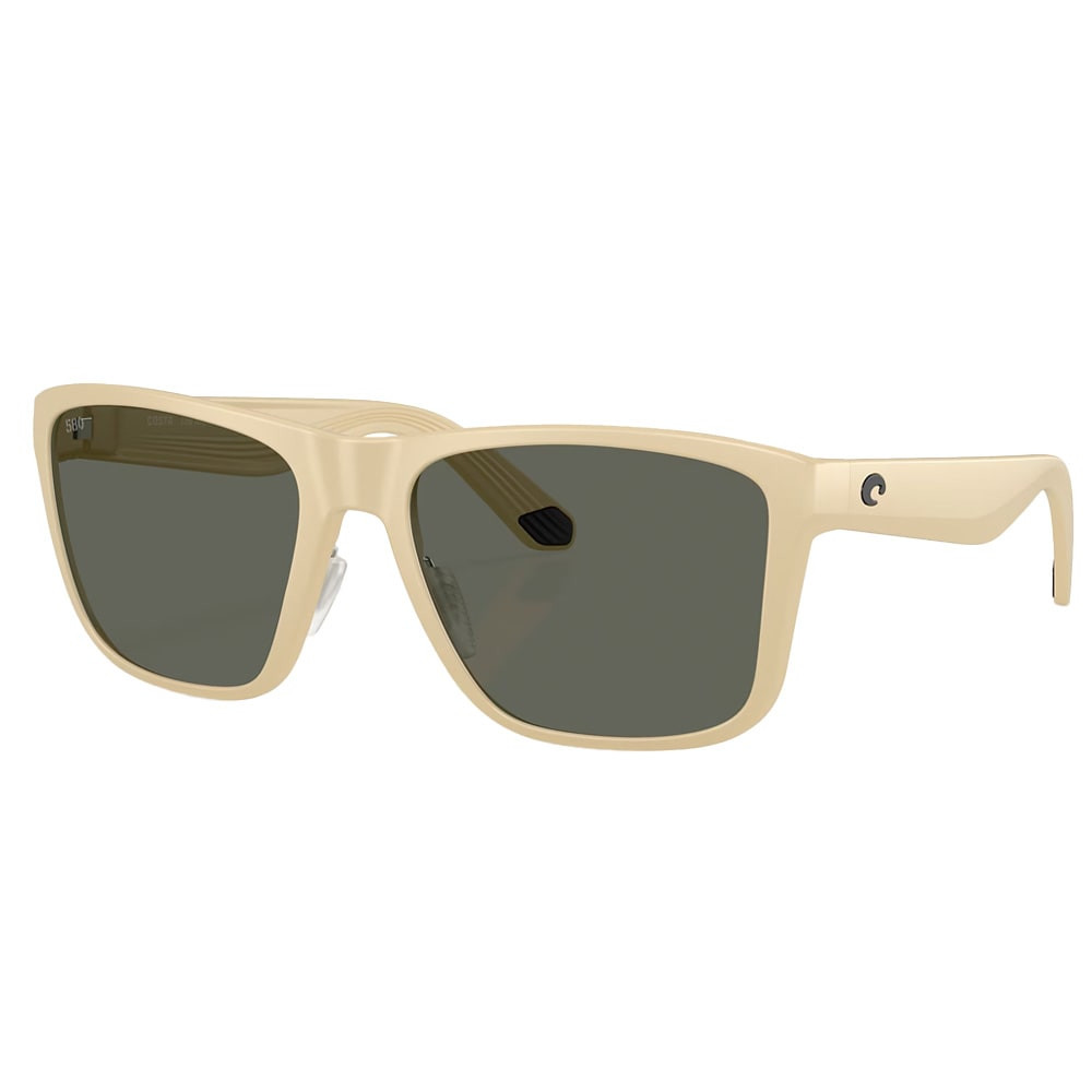 Costa Del Mar Lifestyle Los Alijos Men's Matte Sand Frame Gray 580G Polarized Lens Sunglasses 06S9126-91261359 - Costa Del Mar