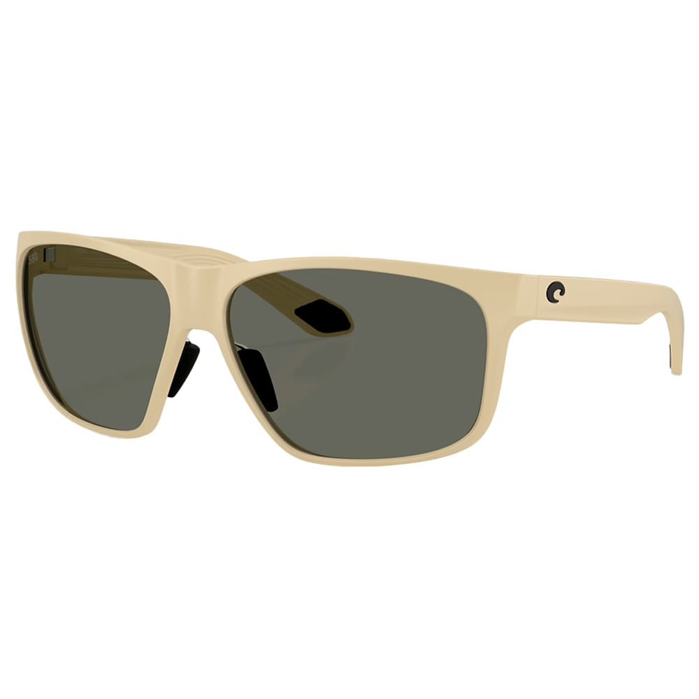 Costa Del Mar Lifestyle Trades Men's Matte Sand Frame Gray 580G Polarized Lens Sunglasses 06S9128-91280960 - Costa Del Mar