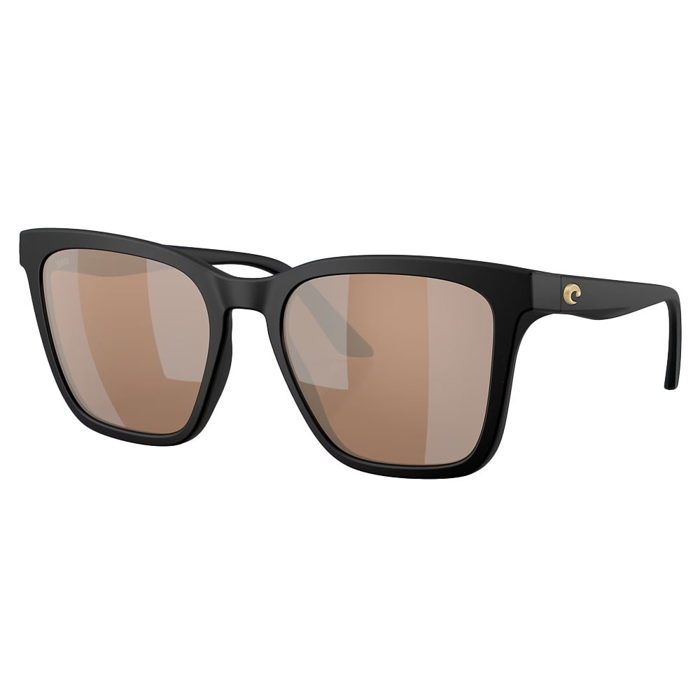 Costa Del Mar Lifestyle Sunlace Women's Netplus Black Frame Copper Silver Mirror 580G Polarized Lens Sunglasses 06S9142-91420455 - Costa Del Mar