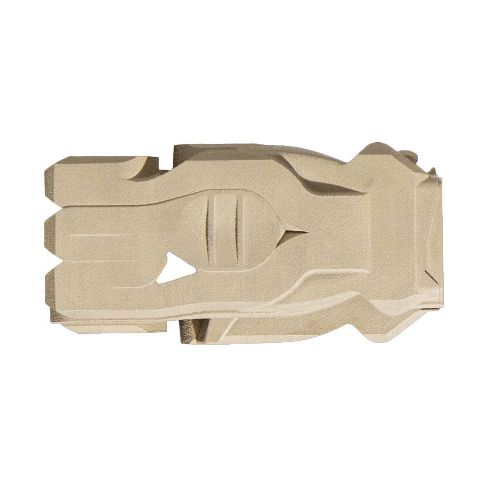 Strategic Sciences 5.56 NATO 1/2x28 MFMD OTB Suppressor, Base Muzzle Device Only, 0.7" OTB Clearance, FDE MFMD-5.56-0.7-MD-1/2X28-FDE in Flat Dark - strategic sciences
