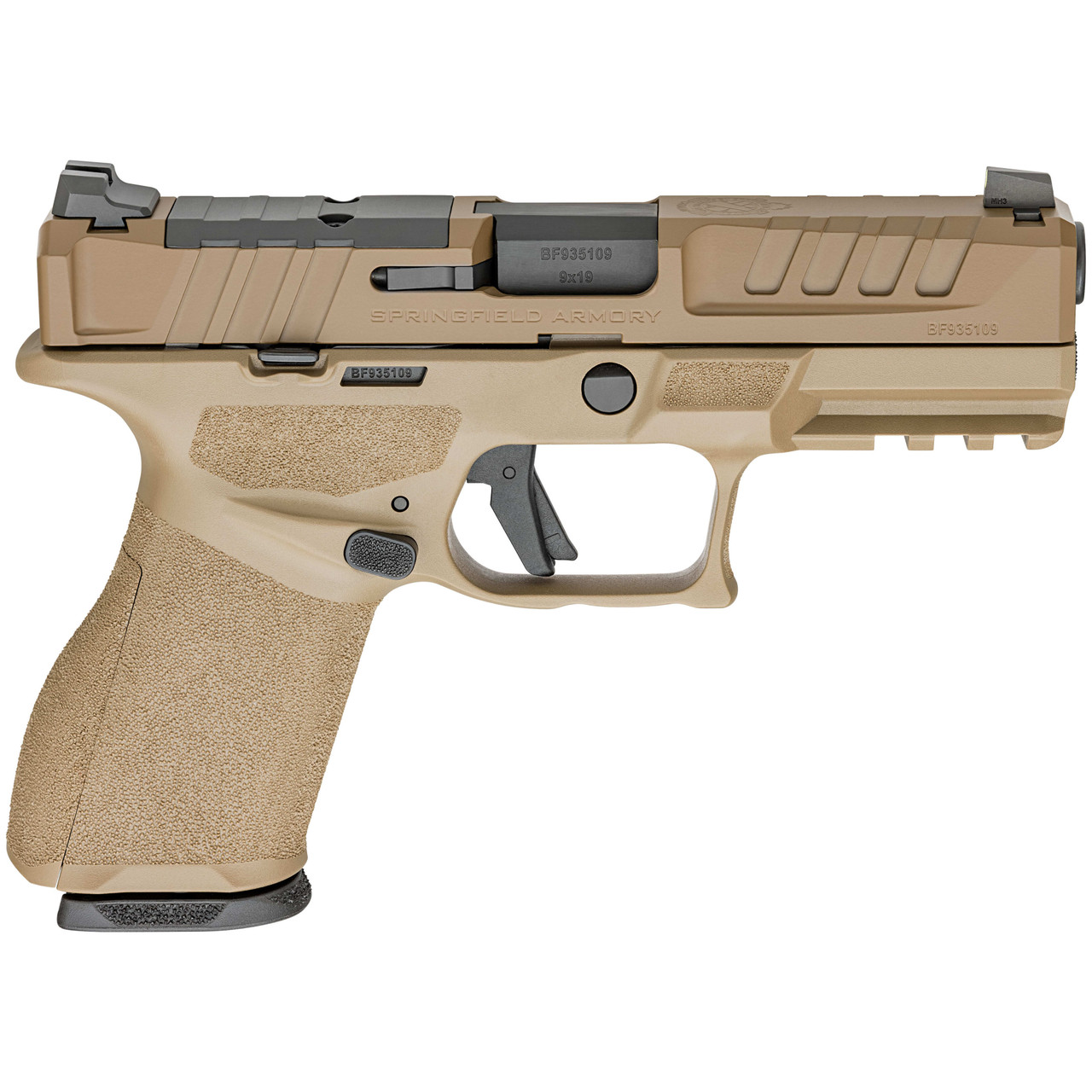 Springfield Armory Springfield Armory Echelon 4.0C Compact 9mm 4" Bbl FDE Handgun w/ U- Dot Tritium Sights, 1x15rd & 1x18rd Mags EC9409F-U - $649.99 at EuroOptic