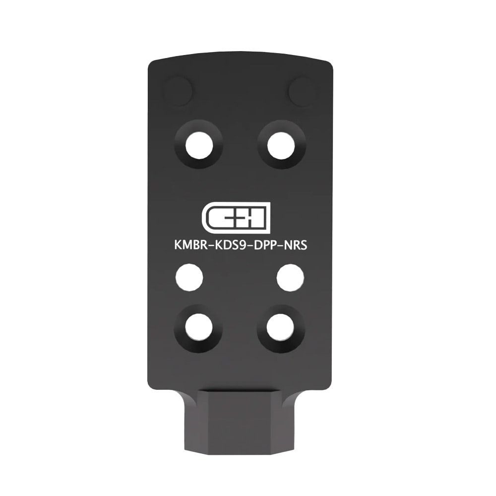 C&H Precision Aluminum Optic Plate for Kimber KDS9 to Delta Point Pro, EOTech EFLX, Vortex Defender ST/XL, No Rear Sight KMBR-KDS9-DPP-NRS