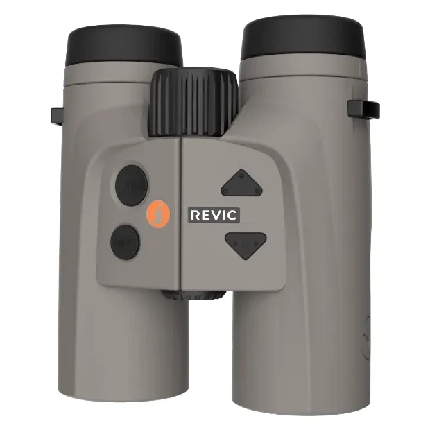 REVIC Optics Acura BR12 12x42 Rangefinding Binoculars w/ Ballistic Computer, Bluetooth App Compatible, Tan AY-R-E7502, Compact Full-Bino - Revic Optics