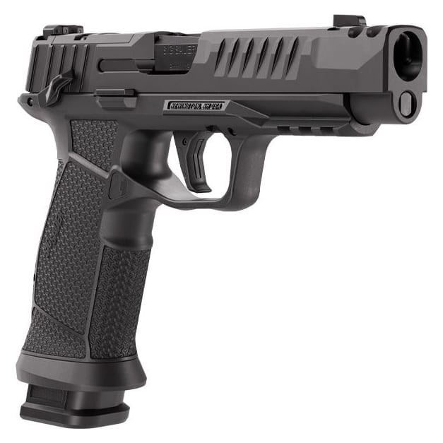 Sig Sauer P385 Full Size 9mm 4"Bull Bbl Black handgun w/ Manual Safety, Integrated Comp, SIG-LOC Slide, SRDS, 1x17rd & 2x21rd Magazines