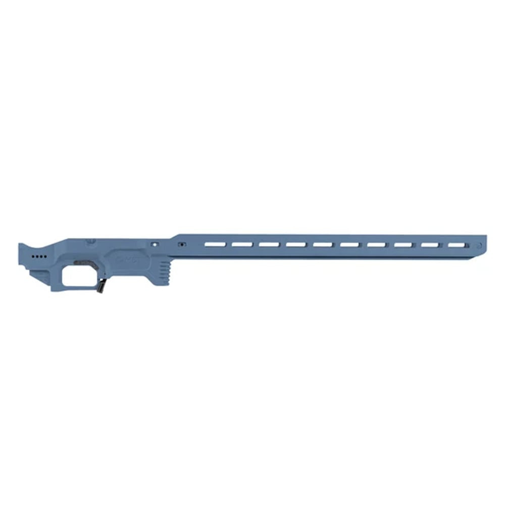 MDT ACC Elite Chassis for Ruger American Short Action Right Hand, Titanium Blue 116730-TBL - MDT