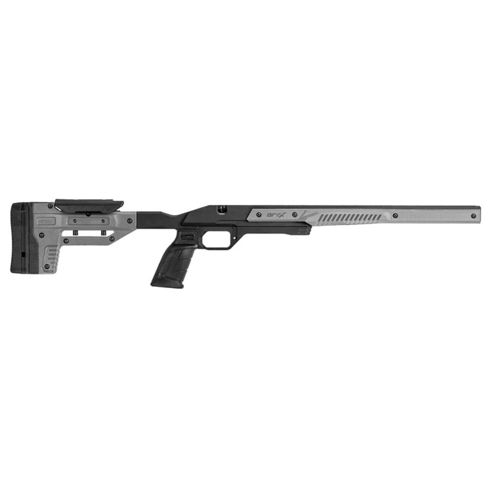 MDT Oryx Chassis System for Ruger American Long Action Right Hand w/ Adj Buttstock & MLOK Forend, Gray 116677-GRY - MDT