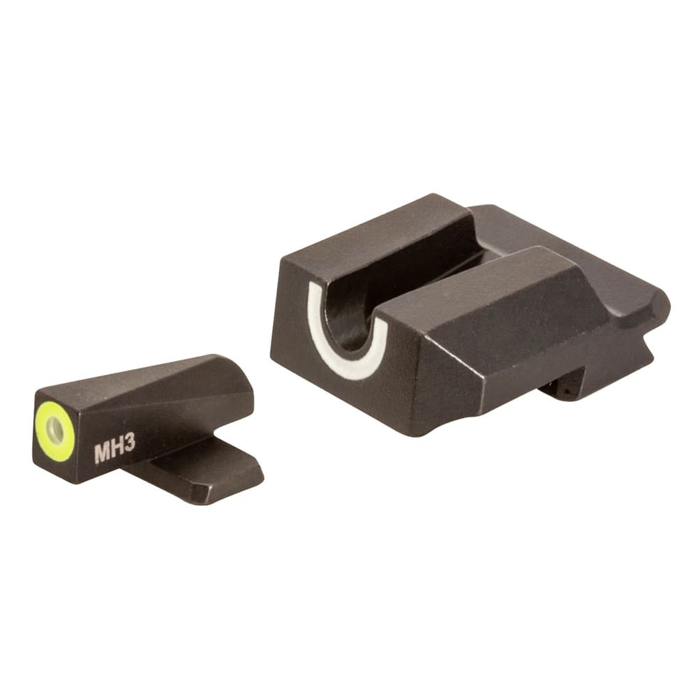 Springfield Armory Echelon Low Profile U-Dot Tritium / Luminescent Black Iron Sight Set EC5008-U-RET - Springfield Armory