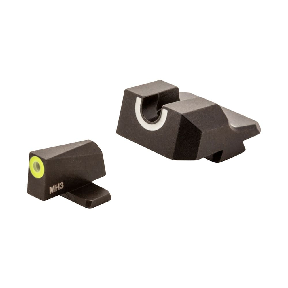 Springfield Armory Echelon RMR Height U-Dot Tritium / Luminescent Black Iron Sight Set EC5018-U-RET - Springfield Armory