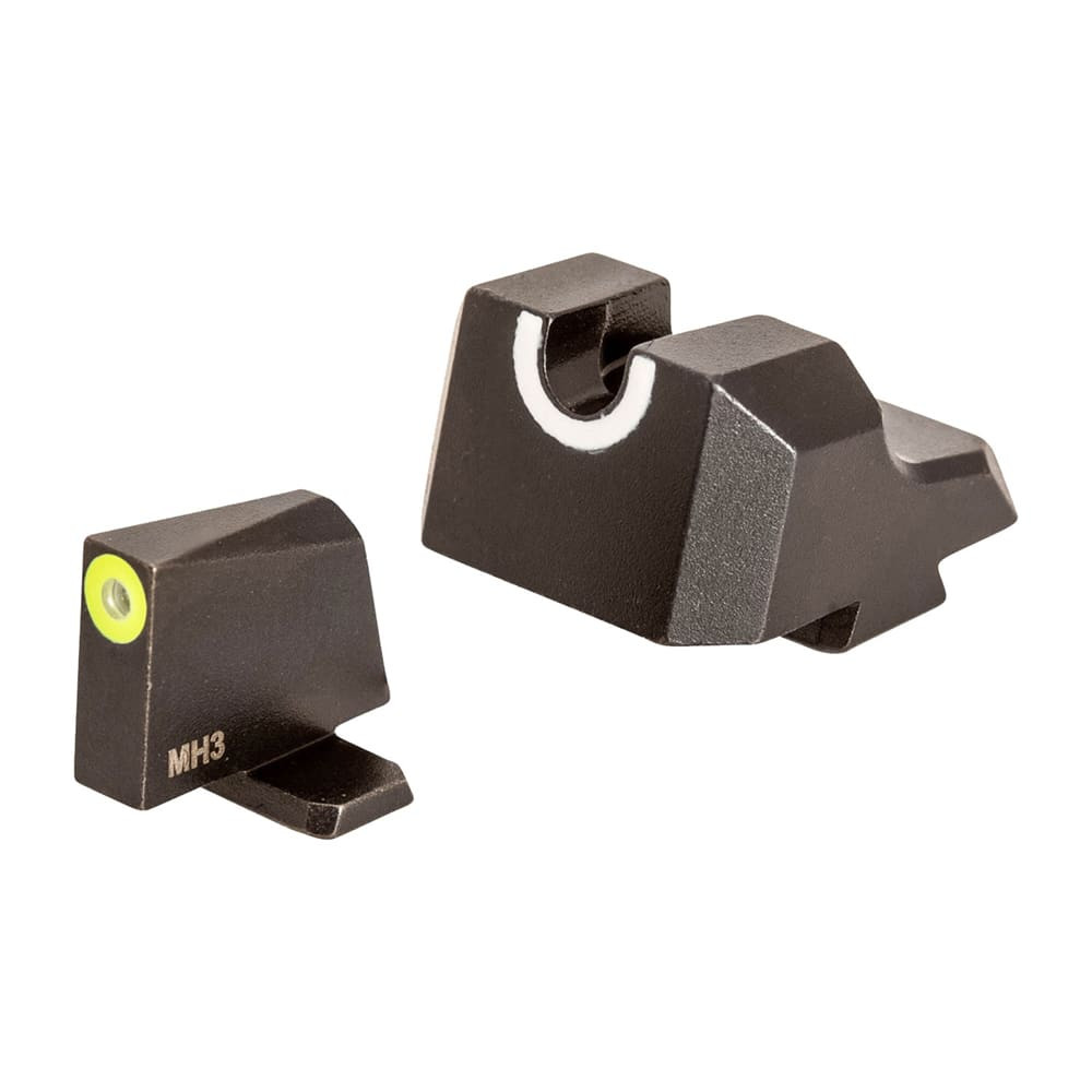Springfield Armory Echelon DPP Height U-Dot Tritium / Luminescent Black Iron Sight Set EC5028-U-RET - Springfield Armory