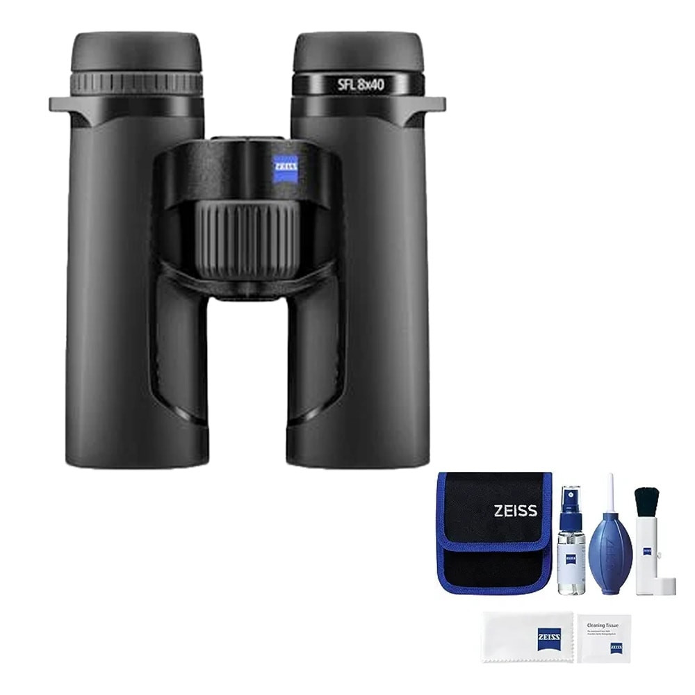 Zeiss Sport Optics Zeiss SFL 8x40 Binoculars and Cleaning Kit Bundle 524023-Zeiss-2390-186-KIT - ZEISS
