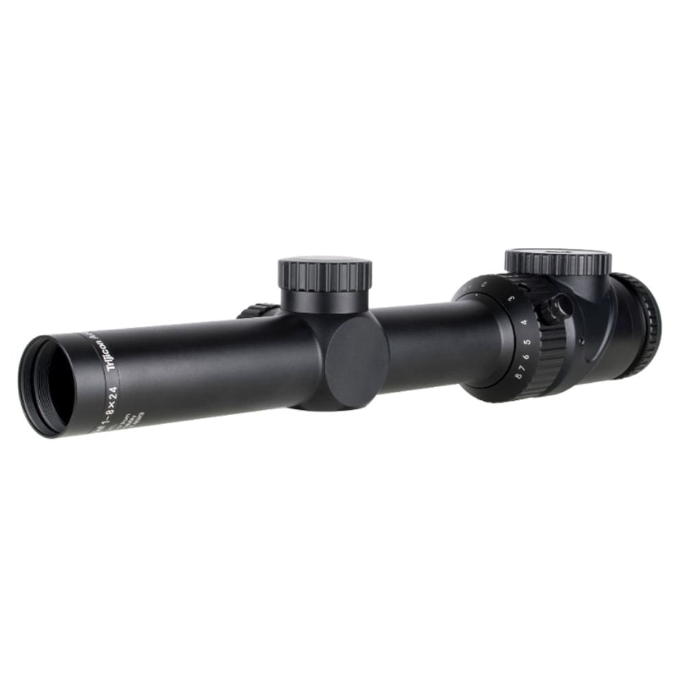 Trijicon AccuPoint 1-8x24 Illuminated Riflescope w/ Standard Duplex Reticle, Green Dot, 30mm Tube, Capped Adjusters, Satin Black 200186 - Trijicon