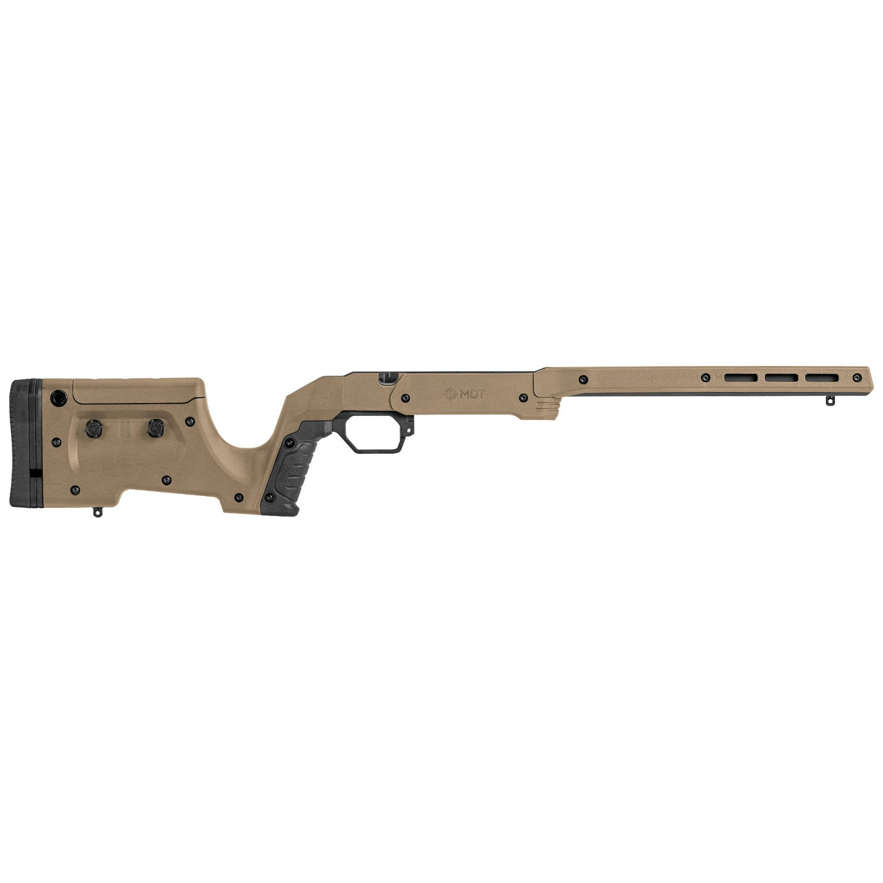 MDT XRS Ruger American LA 3.715 RH FDE Chassis System 116683-FDE - MDT