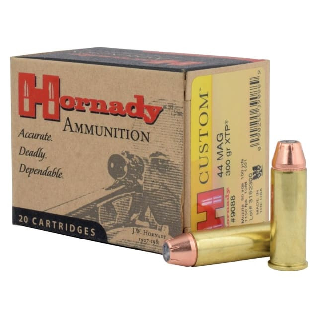 Hornady Subsonic .44 Rem Mag 300gr XTP Handgun Ammunition Box of 20 Rounds 90888