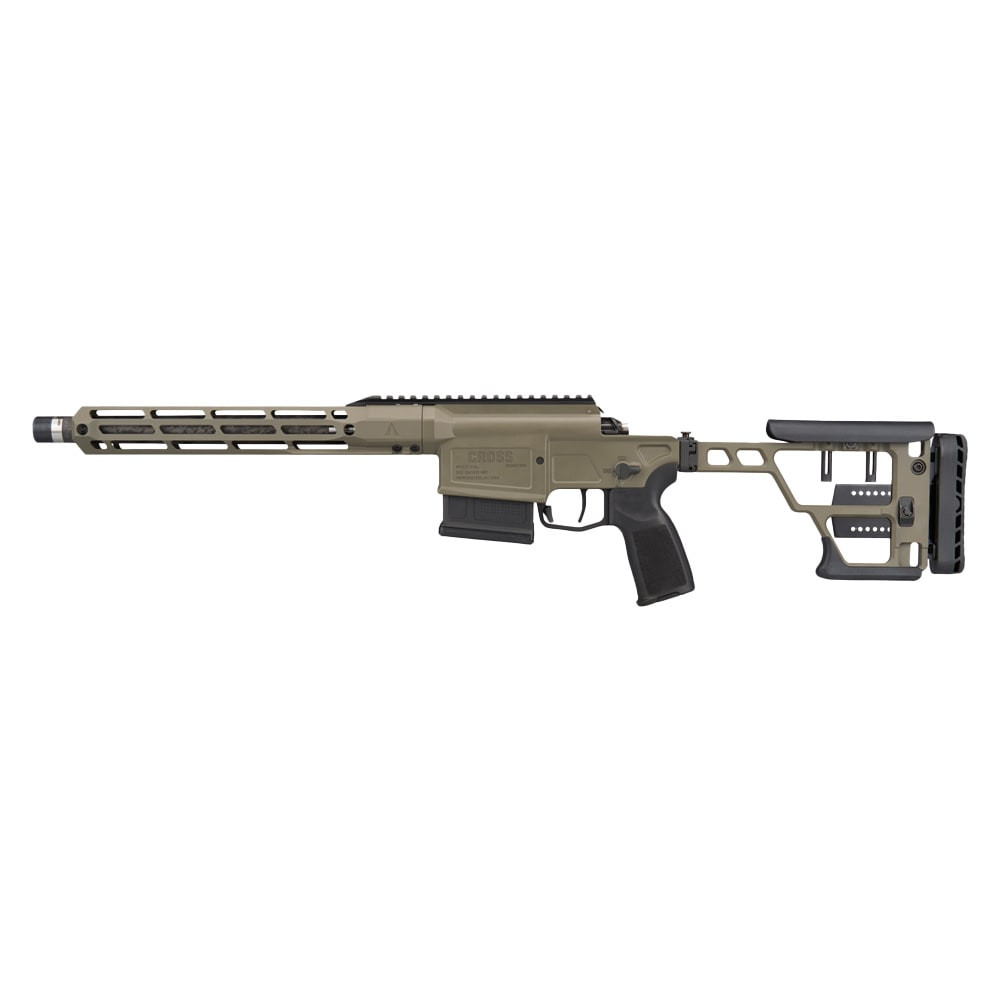 Sig Sauer Cross Sawtooth .308 Win 12.5″ Proof Carbon Bbl AL M-LOK/ARCA HG 2ST Fold PRS Moss Green SBR (NFA) w/(1) 5rd Mag CROSS-308-12B-SAW-SBR