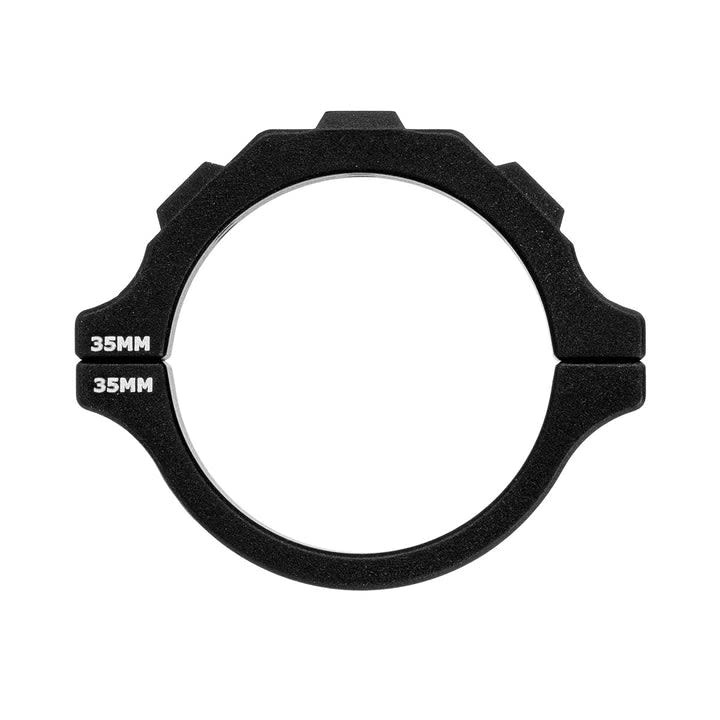 MDT 35mm Scope Tube Mounts with Adjustable V-Mount, Black 108707-BLK