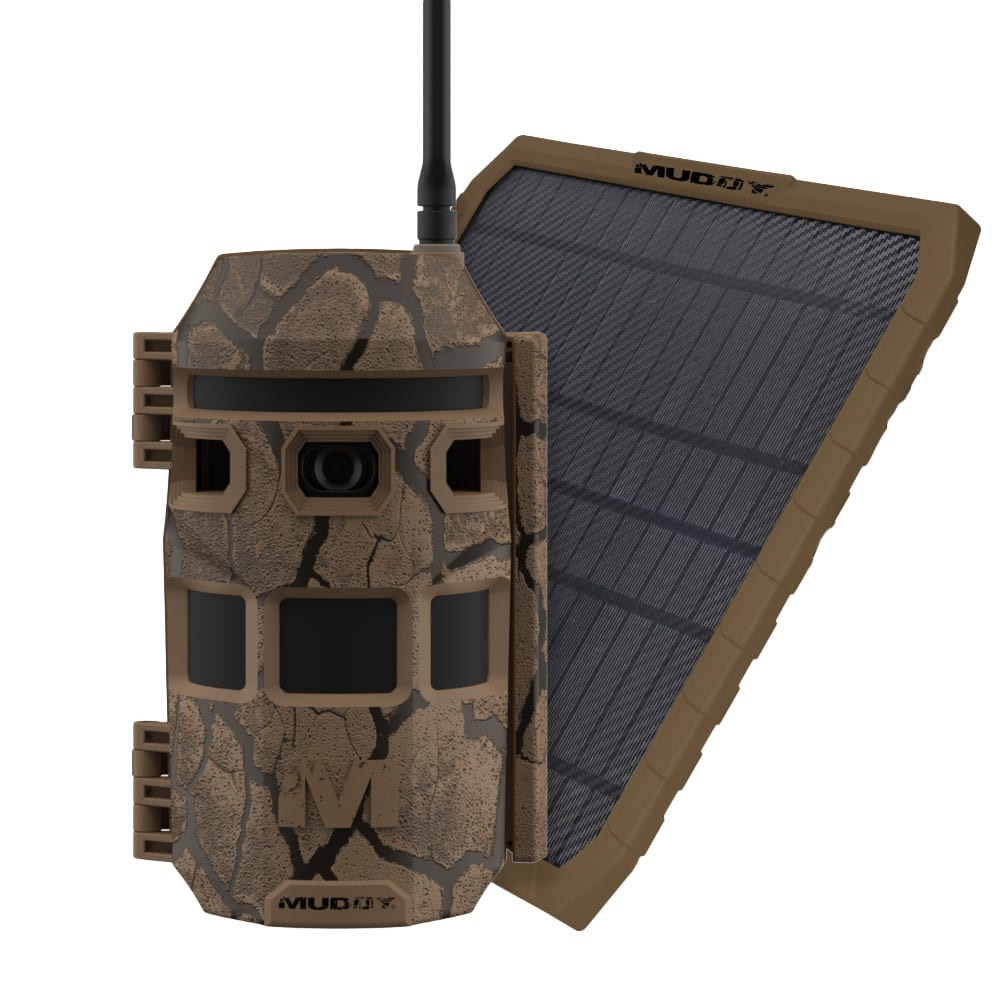 Muddy Trifecta 180 36MP Cellular Trailcam w/180-Degree FoV, 1080p Video with Audio, Dual Network Coverage, On-Demand Function, Zone-Capture