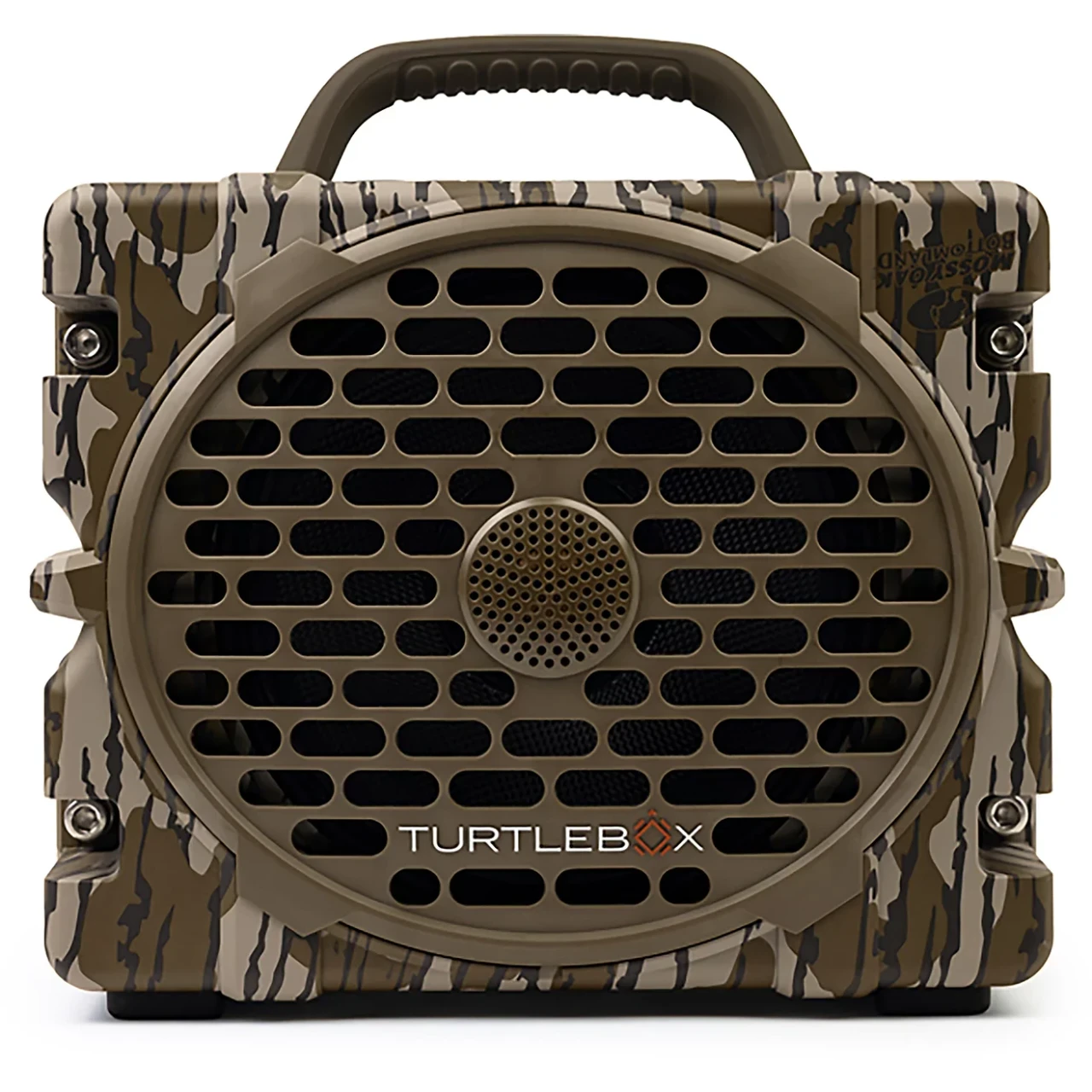 Turtlebox Grande Outdoor Bluetooth Speaker Mossy Oak Bottomland w/ Party & TWS Mode, Pro Audio Mount, 40hr Battery TB-GRAN-G1-MO BTTM-1 - Turtlebox