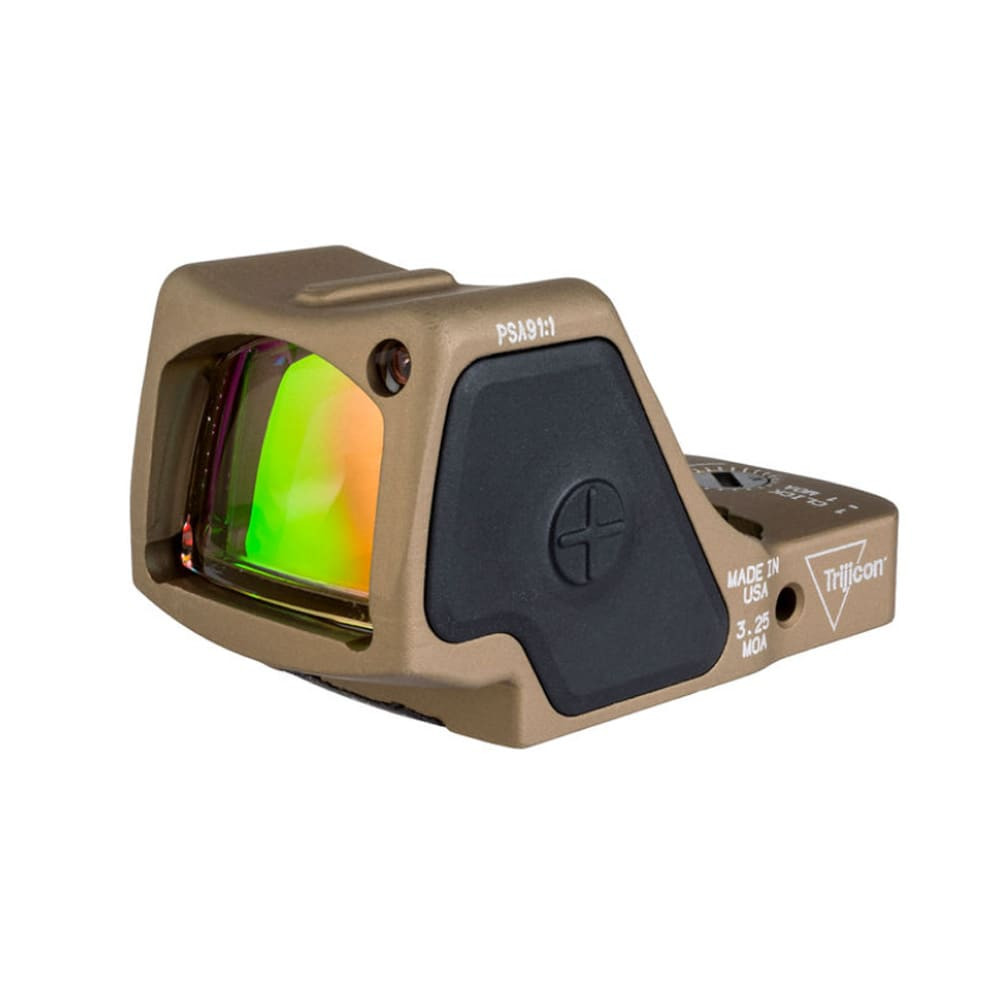 Trijicon RMR HD 55 MOA Adjustable LED Reticle Red Dot Sight w/ 3.25 MOA Dot, Hard Anodized Coyote Brown 3200013 - Trijicon