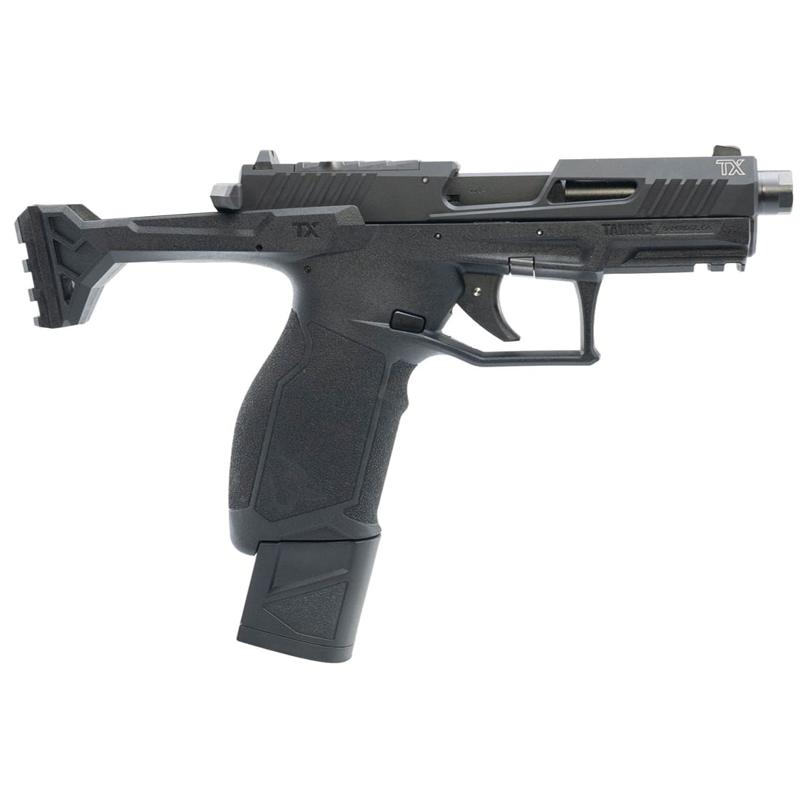Taurus TX22 Gen3 Barce Ready 22LR 4.6" Threaded Bbl Black Optic Ready Handgun w/ Accessory Rail, 1x16rd & 1x22rd Magazines 1-3TX22P141