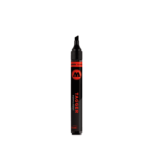 Molotow Tagger Marker 2-6mm Chisel Black