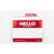 Montana Hello My Name Is Stickers Red x100