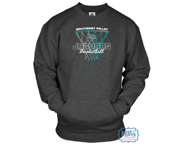 SV Basketball Pocketed Crewneck Sweatshirt