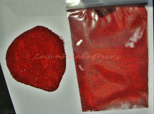 Fire Red Holographic Flake .004"
